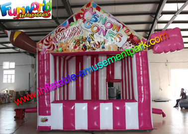 Cotton Candy Inflatable Serving Shelter, Inflatable Booth Party Tent With EN14960