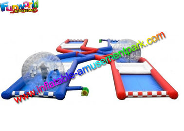 Cool Challenge Inflatable Human Zorb Ball Race Track , B Cross Race For Outdoor