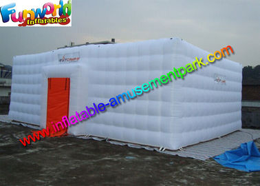 Customized Indoor Inflatable Fitness Party Tent  , White Inflatable Cube Marquee