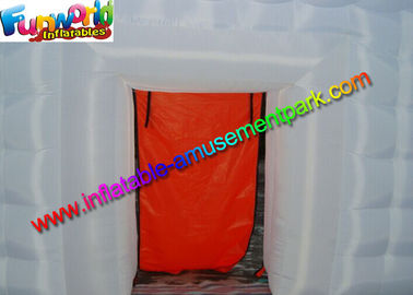 Customized Indoor Inflatable Fitness Party Tent  , White Inflatable Cube Marquee