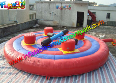 0.55mm PVC Tarpaulin Inflatable Sports Games Jousting Arena Ring With Air Sticks