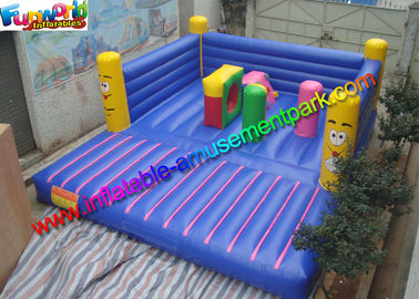 Outdoor Clown Inflatable Bouncy Castles , Jumping Castles With PVC Tarpaulin