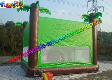 Frog Commercial Bouncy Castles , Inflatable Bouncer Jumping On Stock With CE