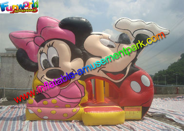 Mickey Mouse Commercial Bouncy Castles ,  Inflatable Bounce House With PVC tarpaulin