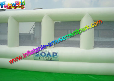 White Inflatable Sports Games Football Field For Festival Activity