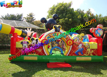 Mickey Mouse Amusement Toys , Jumping Bouncer Funcity With PVC