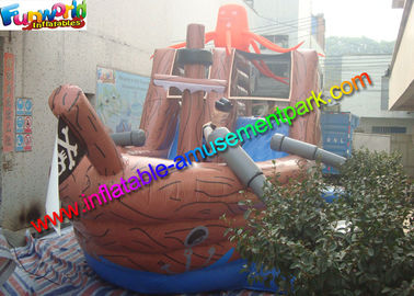 Customized Pirate Ship Commercial Inflatable Slide For Children