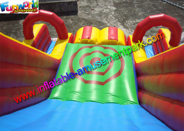 Amazing Giant Three Lane Commercial Inflatable Sport Slide Water - Proof