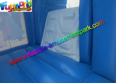 Frozen Carriage Inflatable Bouncer Slide Air Bouncy Castle With Plato Material