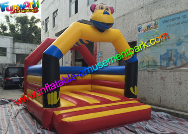 Customized Tiger Kids Inflatable Jumper Commercial Bounce Houses For Childrens