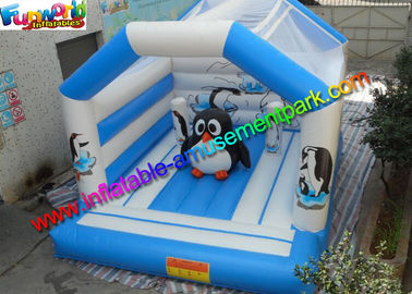 Funny Big Custom Penguin Inflatable Jumping House 5m x 4m x 3.5m