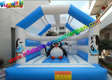 Funny Big Custom Penguin Inflatable Jumping House 5m x 4m x 3.5m