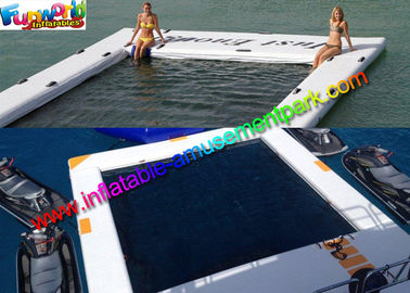 Customized Yacht Large Inflatable Water Toys Inflatable Sea Pool With Drop Stitch