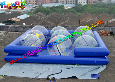 Heat Sealed Durable Cube Inflatable Water Pools For Water Ball Games