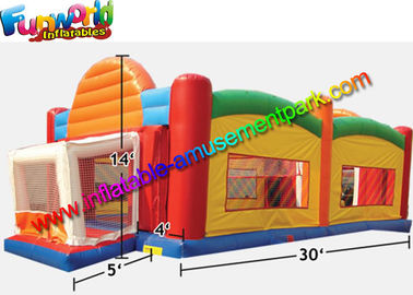 0.55mm PVC Tarpaulin Ultimate Sport Inflatable Combo Game All In One Arena For Fun