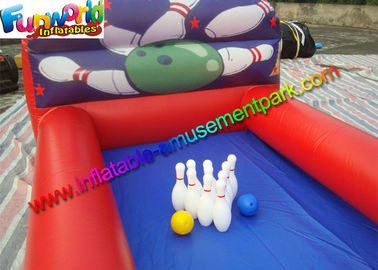 Customized Indoor Inflatable Bowling Alley Game With Bowl and Ball For Kids