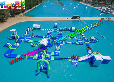 Giant Design Durable Inflatable Water Park Flaoting Toys Game For Sea , Lake