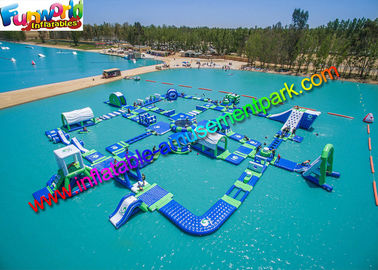 Giant Design Durable Inflatable Water Park Flaoting Toys Game For Sea , Lake