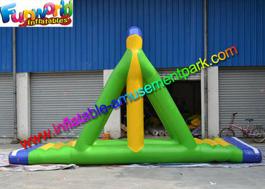 Green Yellow Outdoor Water Toys Inflatable Swing Soft Sport Equipment