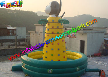 Customized Inflatable Rock Climbing Wall Sport Climbing Games Outdoor