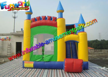 PVC Tarpaulin Commercial Bouncy Castles , Inflatable Combo Kids Jumper