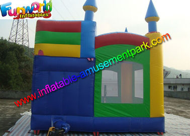 PVC Tarpaulin Commercial Bouncy Castles , Inflatable Combo Kids Jumper