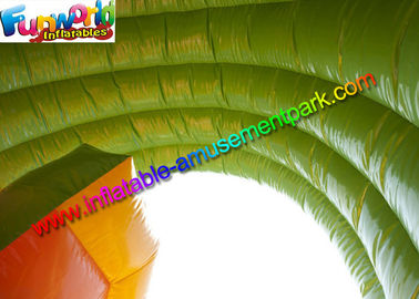 Kids Commercial Inflatable Slide , Jungle Tree Inflatable Cartoon Dry Slides