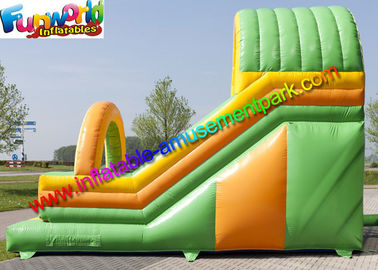 Kids Commercial Inflatable Slide , Jungle Tree Inflatable Cartoon Dry Slides