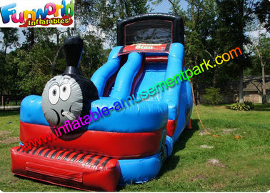 Commercial Grade Inflatable Dry Slide Cute Double Line For Children