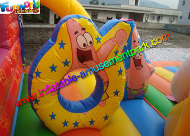 Minion / Spongebob Inflatable Bouncer Amusement Park Slide PVC Vinyl