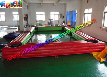 Popular Inflatable Soccer Field , interactive outdoor games With PVC