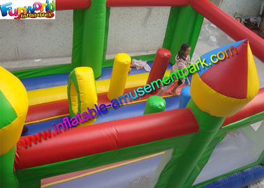 Customized Inflatable Bounce House Castles With PVC for Outdoor , backyard , school