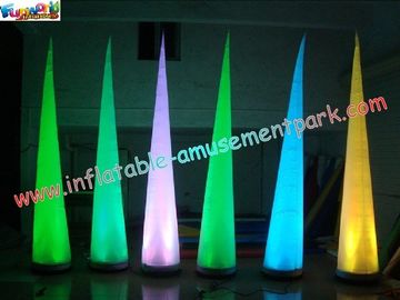 Inflatable Lighting Decoration Cone with LED changing light use for party, club,event