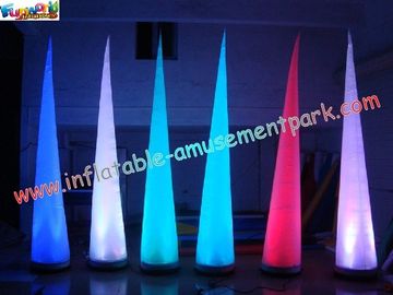 Inflatable Lighting Decoration Cone with LED changing light use for party, club,event