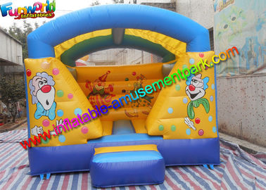 Garden Clown Balloon Inflatable Bounce House , PVC inflatable Jumping Castles For Kids