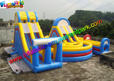 Popular Sport Inflatables Obstacle Course , inflatable assault course With Playground