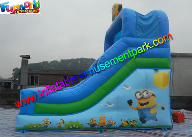 Small Dry Commercial Minion Inflatable Slide with 0.55mm PVC tarpaulin Material