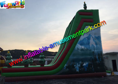 Hot Jungle Zip Line Commercial Inflatable Slide 18m x 6m x 9m Size