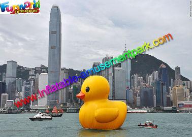 World Biggest PVC Rubber Inflatable Duck , Customised Airsealed Sport Inflatables