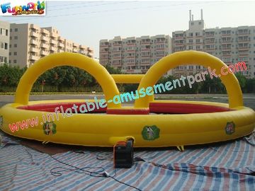 PVC Inflatable Sports Games Race Track , Inflatable Car Race Track