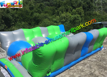 Vinyl Inflatable Obstacle Course Jump Around / Jumping Obstacle Track Inflatables