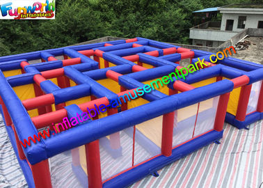 Funny Inflatable Air Maze , Mega Inflatable Maze Sport Games for Adults &amp; Childrens