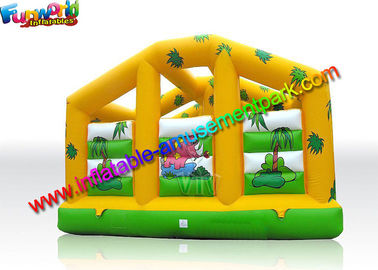 Good Quality Inflatable Jungle Combo , PVC Inflatable Castle Bouncer With Slide For Sale