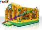 Good Quality Inflatable Jungle Combo , PVC Inflatable Castle Bouncer With Slide For Sale