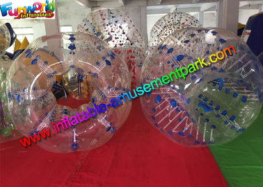 Colorful TPU Inflatable Bumper Ball , Zorb Bubble Soccer Ball For Humans