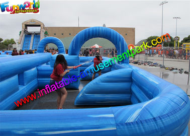 0.55mm PVC Tarpaulin Inflatable Water Tag Arena Interactive Outdoor Games