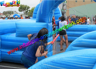 0.55mm PVC Tarpaulin Inflatable Water Tag Arena Interactive Outdoor Games