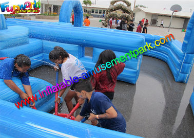 0.55mm PVC Tarpaulin Inflatable Water Tag Arena Interactive Outdoor Games