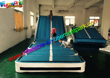 Customized Gym Inflatable Air Track , Inflatable Gymnastics Air Floor With Air Ramp