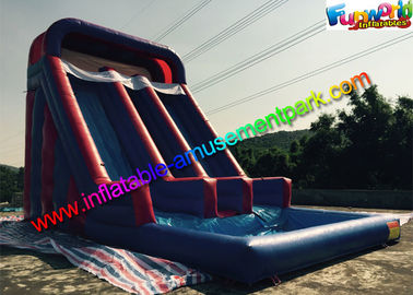 Giant Outdoor Inflatable Water Slides Large With Splash Pool 10LX5.5Wx7H